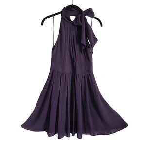 Express mini dress. Size 4. Very dark purple. Lined. Polyester